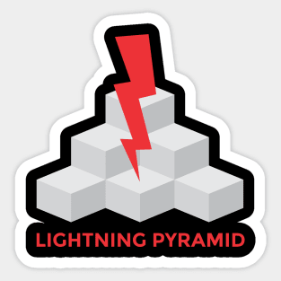 LIGHTNING PYRAMID Sticker